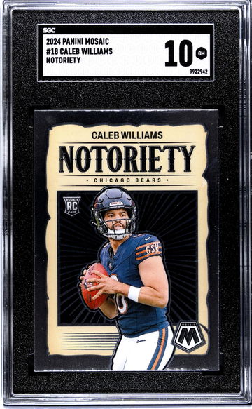 2024 Panini Mosaic #18 Caleb Williams Notoriety SGC 10