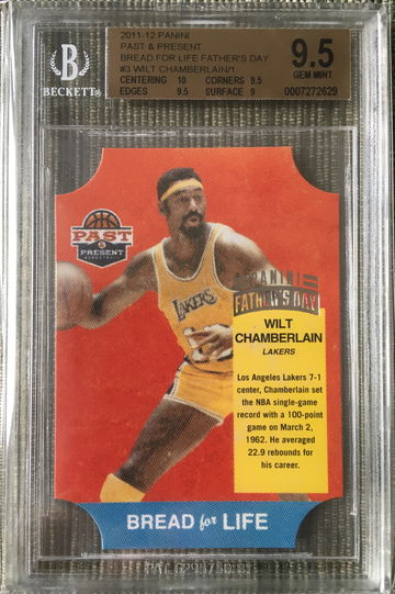 2011-12 Past & Present Bread for Life Father's Day Wilt Chamberlain 1/1