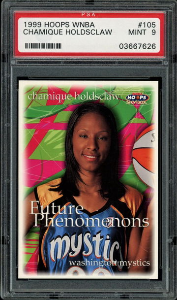 1999 Hoops #105 Chamique Holdsclaw RC WNBA PSA 9  Future HOF