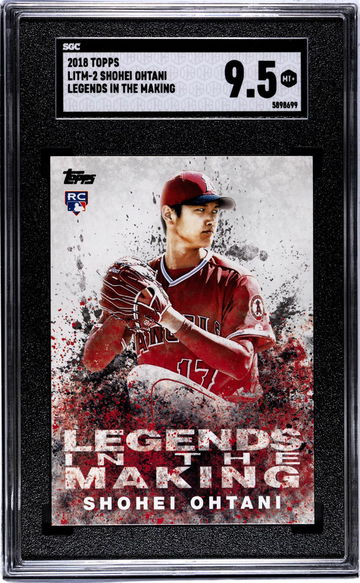 2018 Topps #LITM-2 Shohei Ohtani Legends in the Making SGC 9.5