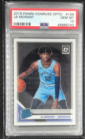 2019 Panini Donruss Optic #168 Ja Morant PSA 10 RC Rookie