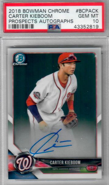 Carter Kieboom Bowman Chrome Base Auto