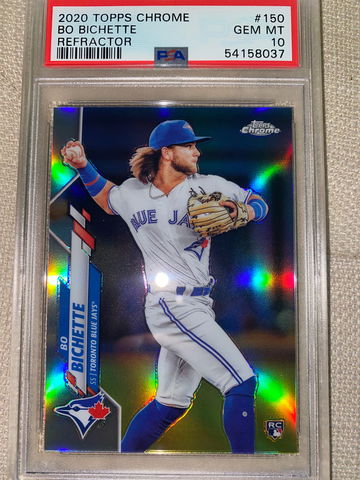 2020 Topps Chrome Bo Bichette PSA 10