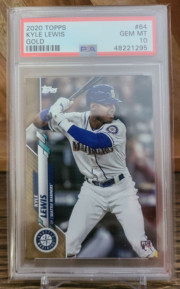 2020 Topps Kyle Lewis Gold /2020 PSA 10