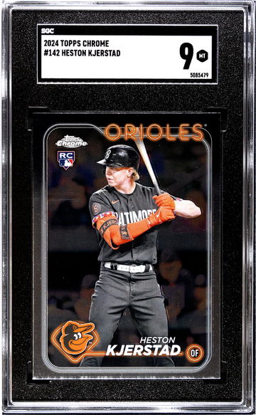 2024 Topps Chrome #142 Heston Kjerstad SGC 9