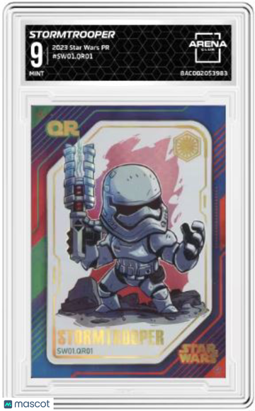 2023 Star Wars PR Stormtrooper #SW01.QR01 Arena Club 9