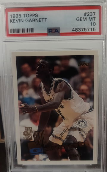 Kevin Garnett 1995 Topps PSA 10