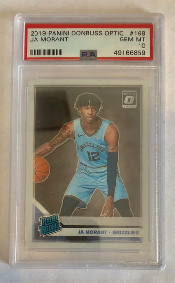 2019 Ja Morant Donruss Optic #168 PSA 10