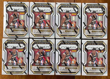Lot (8) 2020-21 Panini Prizm Basketball Blaster Box
