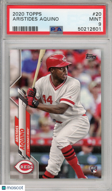 2020 Topps Aristides Aquino #20 Rookie PSA 9