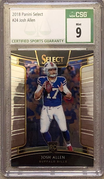 2018 select josh allen rookie concourse base (ship from hongkong 14-28days)