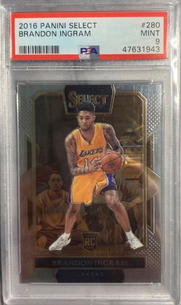 Brandon Ingram Psa 9 Select Courtside 280 RC Rookie Low Pop 2016