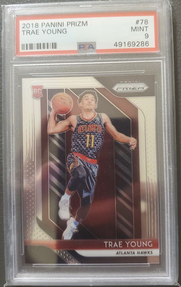 2018 Panini Prizm Trae Young RC PSA 9 Cheapest listed anywhere. 