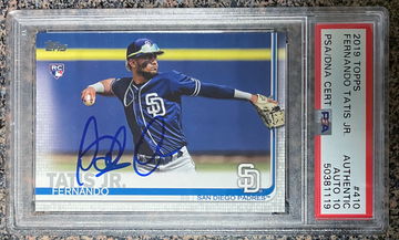 2019 Topps Series 2 Fernando Tatis Jr PSA 10 GEM MINT AUTO