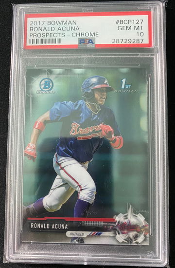 2017 Bowman Chrome Ronald Acuna Jr
