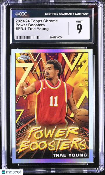 2023-24 Topps Chrome Trae Young #PB-1 Power Boosters CGC 9