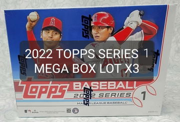 2022 Topps Series 1 Mega Box Lot x3