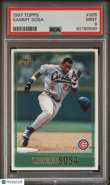 1997 Topps Sammy Sosa #305 PSA 9
