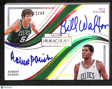 2022-23 Immaculate Robert Parish Dual Autographs /49 #DA-BIR