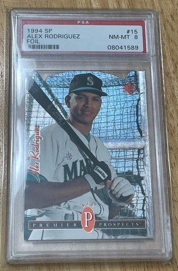 1994 SP ALEX RODRIGUEZ RC Rookie Die-Cut PSA 8