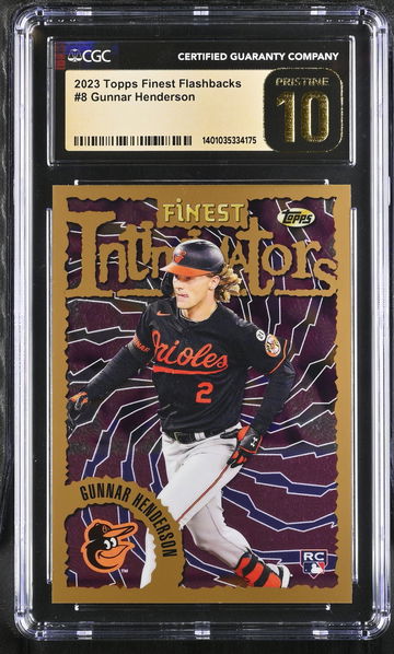 2023 TOPPS GUNNAR HENDERSON #8 CGC 10 BL.D2.54