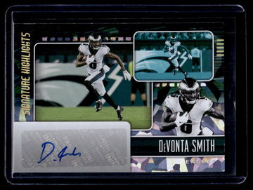 2022 Panini Donruss Signature Highlights DeVonta Smith #SH94 Auto