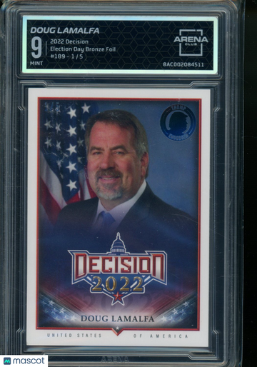 2022 Decision Election Day Bronze Foil 1/5 #189 Arena Club 9