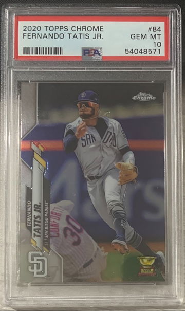 2020 Topps Chrome Fernando Tatis Jr PSA 10