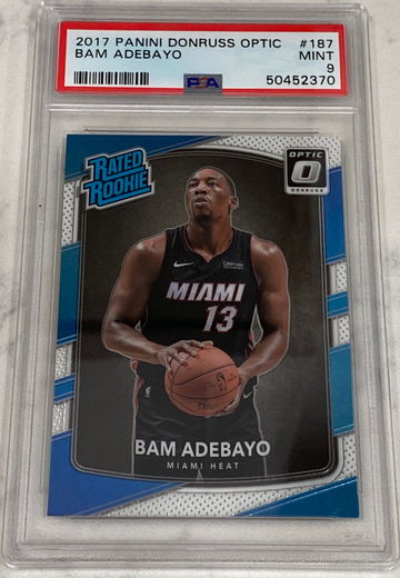 2017 Panini Donruss Optic Bam Adebayo RC PSA 9