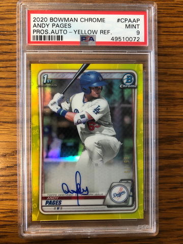 Andy Pages yellow Auto