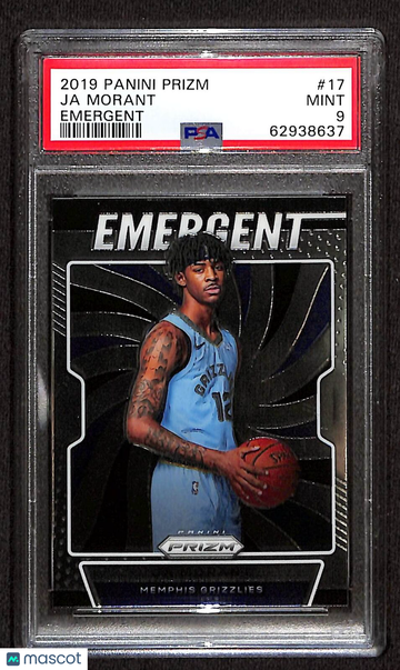 2019 Panini Prizm #17 Ja Morant Emergent PSA 9