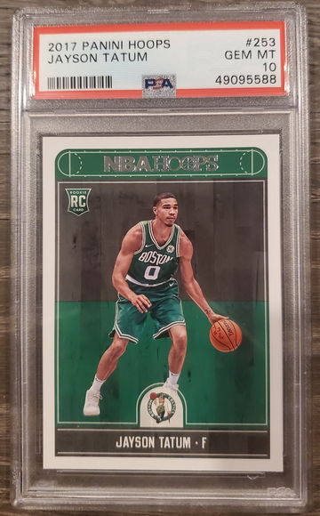 2017 Panini Hoops #253 Jayson Tatum PSA 10 Gem Mint