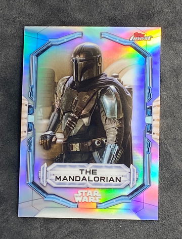 2022 Topps Finest Star Wars #118 The Mandalorian Extended Image Variation