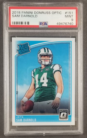 2018 Donruss Optic Sam Darnold PSA 9 Mint
