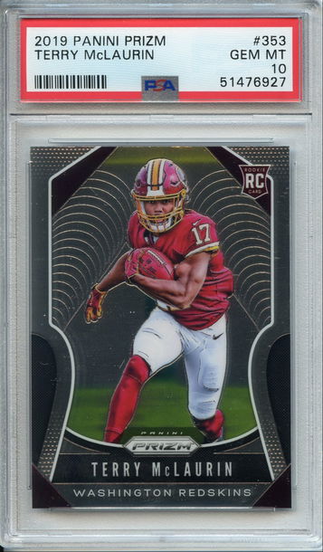 Terry McLaurin 2019 Prizm Rookie PSA 10 (927)
