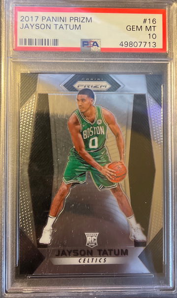 Jayson Tatum Prizm PSA 10