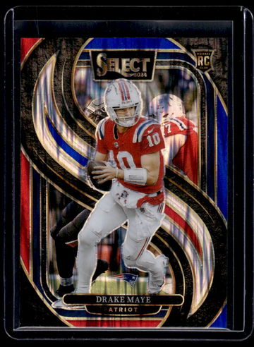 2024 Panini Select Premier Level Prizm Drake Maye #113 RC