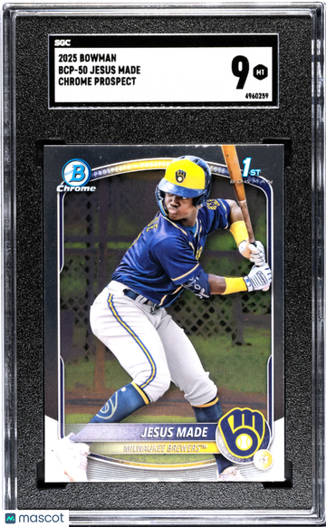 2025 Bowman Jesus Made #BCP-50 Chrome Prospect SGC 9