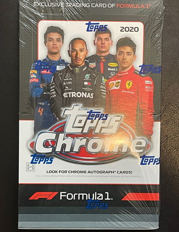 2020 Topps Chrome Formula 1 Hobby Box
