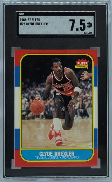 1986 Fleer Clyde Drexler