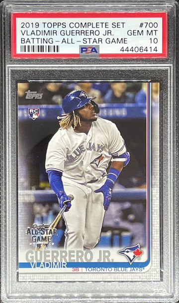 2019 Topps Complete Set All Star Game #700 Vladimir Guerrero Jr. PSA 10 