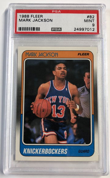 1988 Fleer Mark Jackson PSA 9 #82