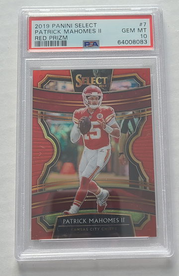 PSA10 Mahomes Red Prizm