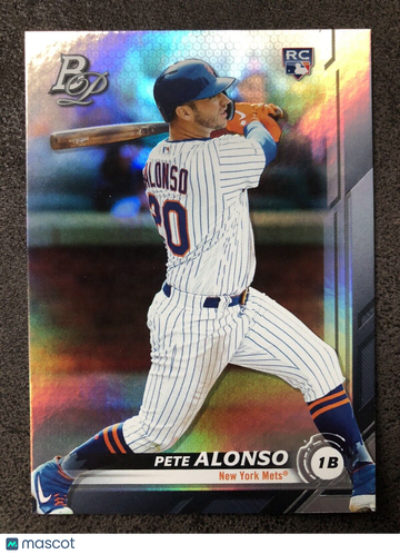 Pete Alonso 2019 Bowman Platinum #20 New York Mets Rookie Card RC ⚾ FREE S&H