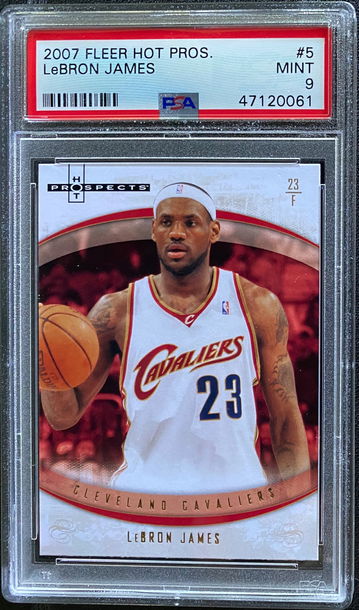 2007-08 Fleer Hot Prospects #5 LeBron James