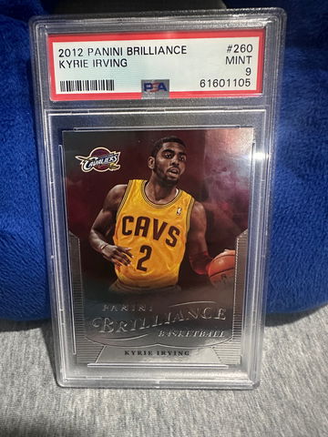 2012 Panini Brilliance Kyrie Irving Rookie PSA 9