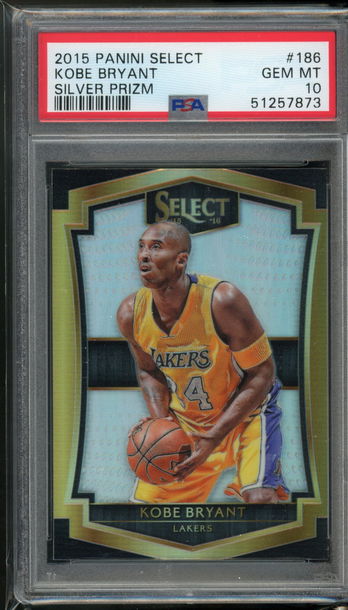 2015 Select Silver Prizm Kobe Bryant PSA 10 