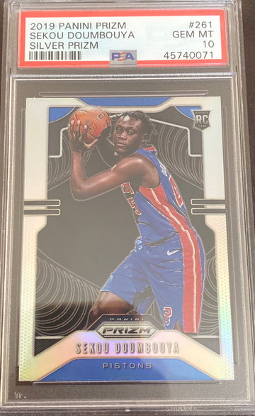 Sekou Doumbouya Prizm Silver PSA 10 Rookie