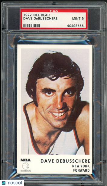 1972 Icee Bear Dave DeBusschere PSA 9
