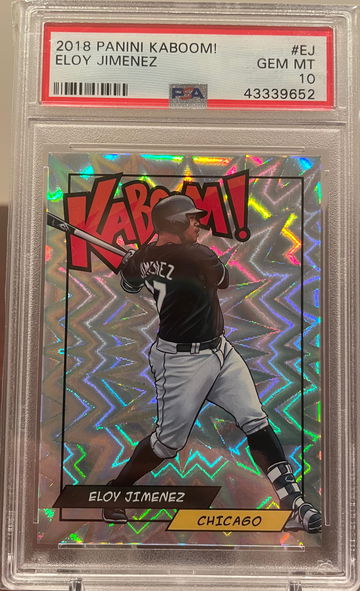 2018 Kaboom Eloy Jimenez RC psa 10 low pop